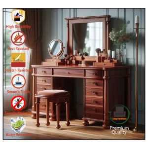 Dressing Table || ড্রেসিং টেবিল।। Wooden Dressing Table || কাঠের ড্রেসিং টেবিল || Furniture Price || Best Furniture || Easy Furniture || BD Furniture || Dressing Table Price